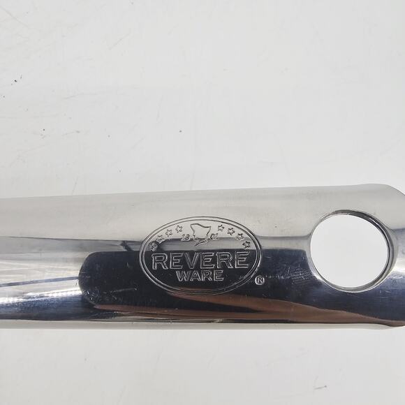 Revere Ware 10" Skillet Frying Pan SM031 Stainless Steel Copper Bottom NO LID - Picture 5 of 7